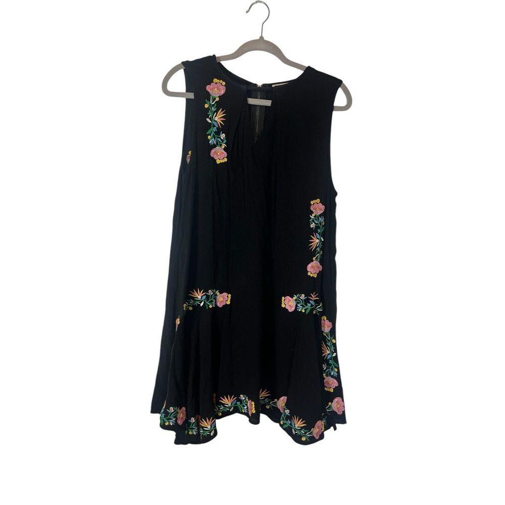 Umgee Floral Embroidered Swing Dress Y2K Style Feminine Cottagecore Fairygoth‎